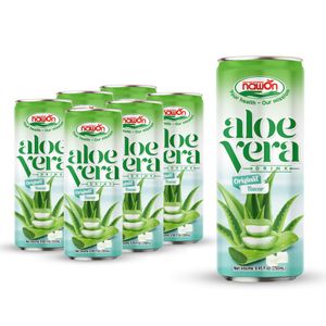 High Quality 250ml Aloe Vera Juice Original Flavor Aloe Vera Juice Drink Factory GMP in Vietnam NAWON Low MOQ OEM ISO HALAL BRC