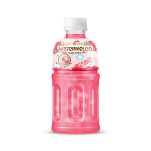 320ml Fresh Watermelon Juice with Nata De Coco Fruit Juices Manufacturer - Beverage From Vietnam Supplier HALAL BRC Factory GMP