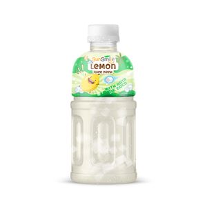 Great for Private Label 320ml Lemon Juice Drink with Nata De Coco NAWON Wholesale Manufacturer Vietnam Free Sample Available OEM