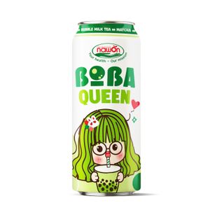 Private Label NAWON Bubble Milk Tea Matcha Latte Flavor 500ml Milk Tea Supplier Best Wholesale Price Beverage Manufacturer