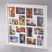 White Photo Frame for 16 photos - 10752