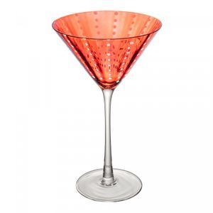 Conjunto 2 Taças para Martini Orquídea 220ml Vermelho Vidro - Wolff
