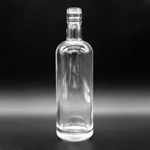 Wholesale empty cheap price clear glass bottle 500ml juice Sodas beer bottles