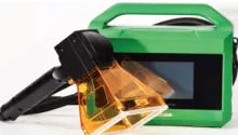 Handheld laser printing equipment