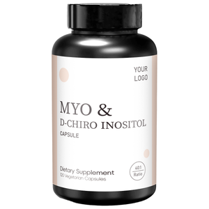 OEM/ODM Inositol Capsules- Myo-D-Chiro 40:1 Ratio for Hormone Balance, Ovarian Support Bulk Supply