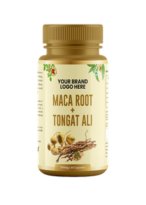 Maca Root Tongkat Ali Herbal Supplements Liquid Capsules