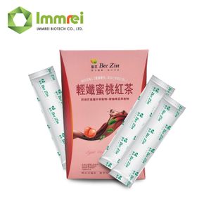 Bee Zin Slimming Weight Loss Tea with African Mango for Cravings Control Peach Flavor
