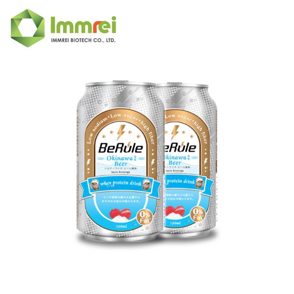 BeRule Manuka Honey Flavor Protein Water Carbonated Whey Protein Drink 330ml Zero Alcohol Low Sugar