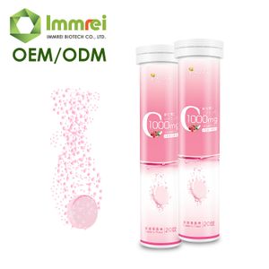 Bee Zin Collagen Tripeptide Effervescent Tablet With Cranberry Flavor 4g Vitamin C Beauty Drink