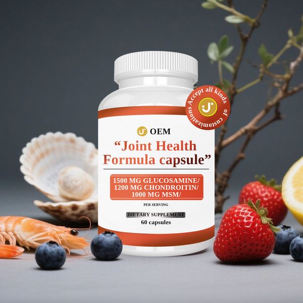 Herbal Extraction Glucosamine Sulfate Capsule Calcium Supplementation