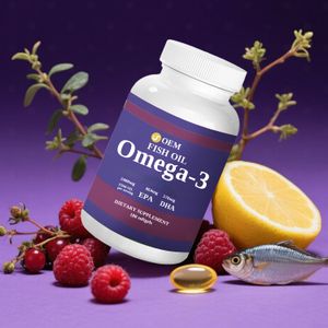 Popular Nutritional Supplements Deep Sea Fish Oil Softgel Omega 3 for Adults