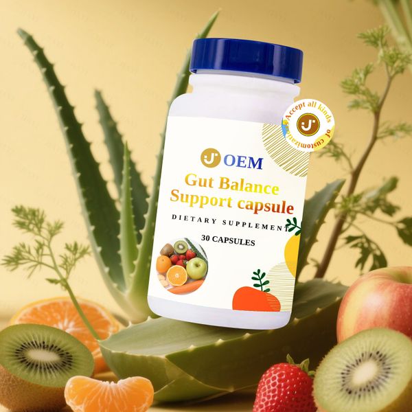 OEM Plant Based Extract Dietary Fiber Probiotics Capsule for Adult