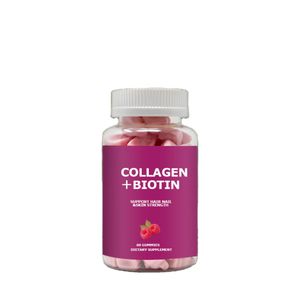 OEM High Quality Biotin Longer-Looking Hair Gummy for Women Biotin Gummies