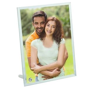 BL-29 8*8 Inches Elegant Resin Photo Frame Glass Mirror Design for Displaying Favorite Memories for Home Decor and Gifting