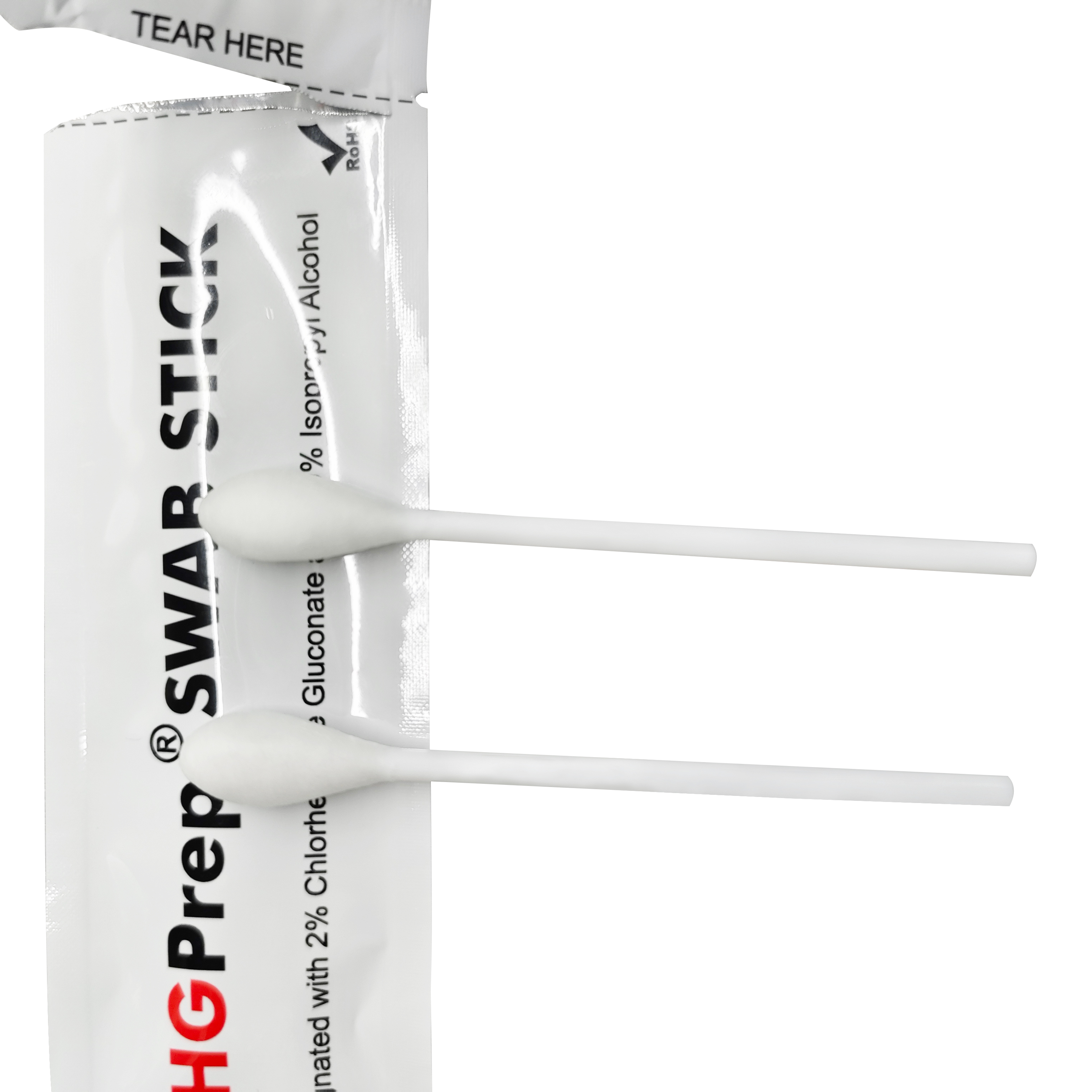 Individual Medical Surgical Skin Disinfecting Prep CHG Isopropyl Alcohol Swab Stick Liquid Filled Cotton Buds