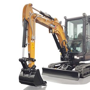 For Sany 2.6 Ton Reliability Mini Crawler Excavator for Land Reclamation 2.5T Mini Rotary Excavator 1 Year Warranty Engine Core