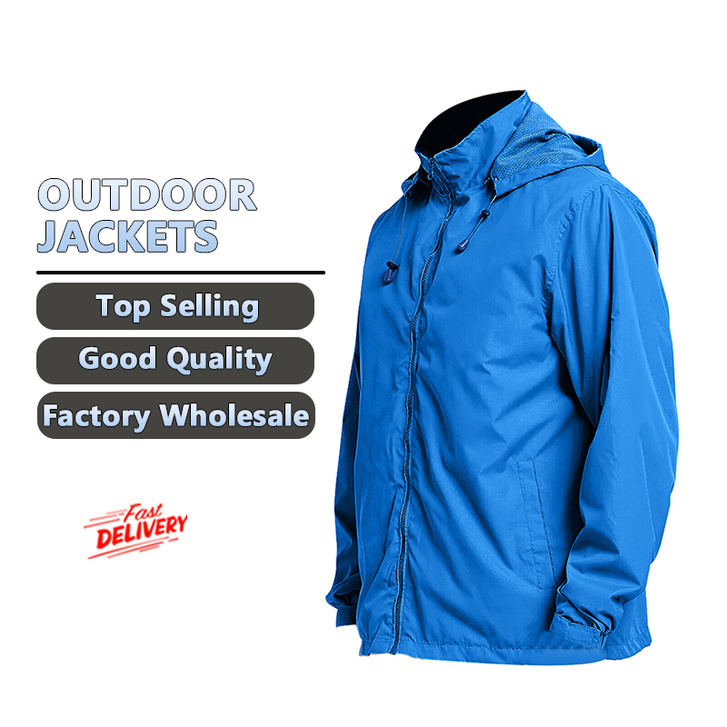 Wholesale Price OEM Service Multi-Pocket Outdoor Jacket Tailored Design All-Weather Hiking Jacket