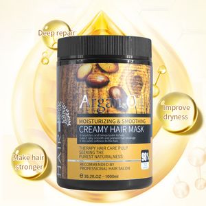 OEM/ODM Natural Argan oil Hair follicle cream, professional hair care, keratin repair for damaged hair, argan oil hair care set