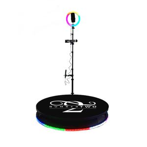 Photo Booth 360 Booth With Led Lights Battery Powered Color Change Led Light For 2022 Video Camera Portable 360 Degree Photo