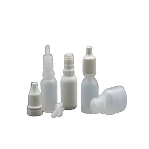 Safety Dosage Eye Liquid Empty Bottles Plastic Squeezable Eye Dropper Bottles with Caps