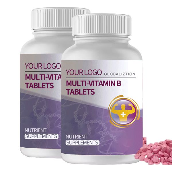 Vegan Vitamin B Complex Hard Capsules Dosage Form Tablets for Teenagers