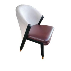 WISEMAX FURNITURE Solid Wood Dining Chair with Boucle Fabric Modern Design Home Hotel Restaurant Cafe Shop Living Room Apartment