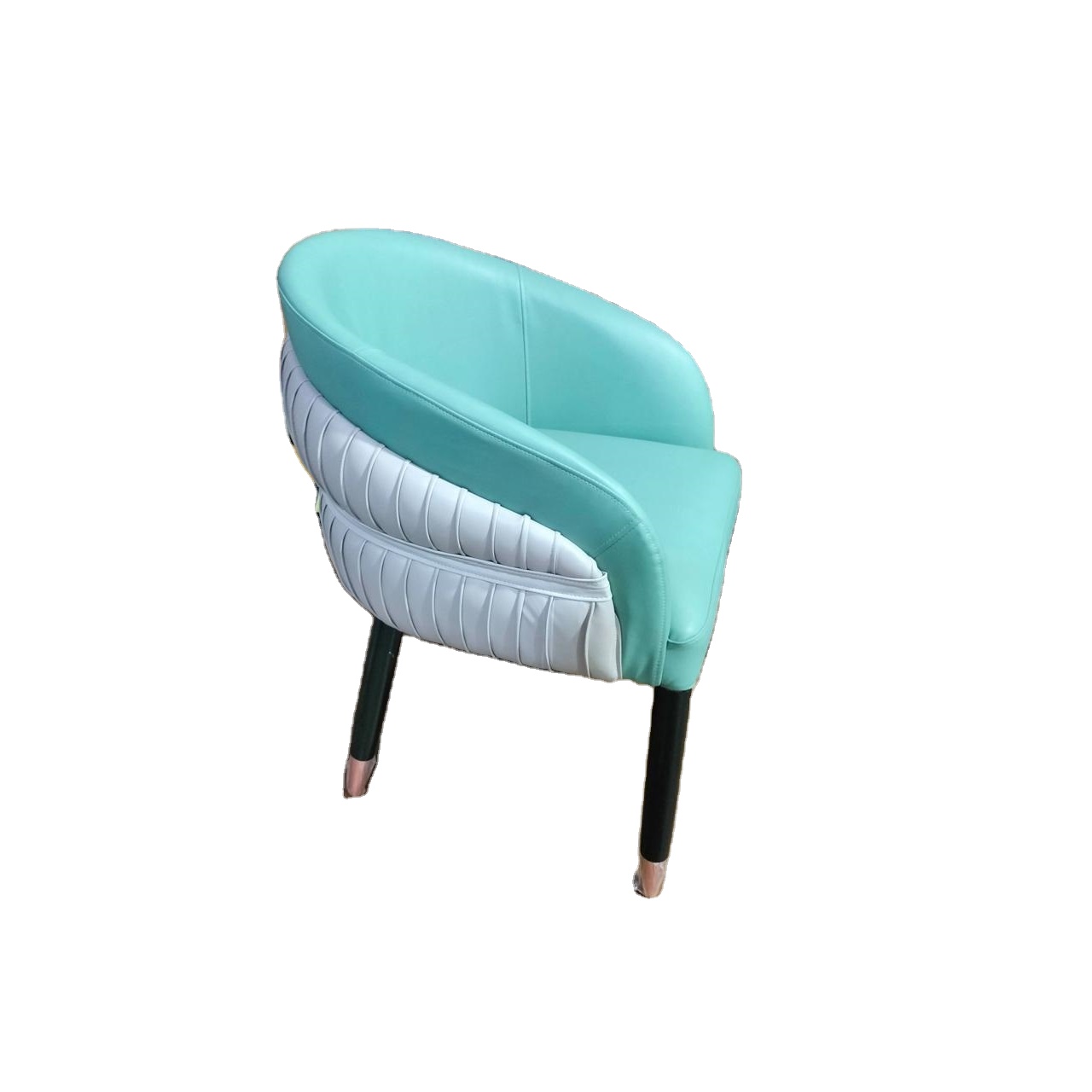 Modern Chair With Artificial Leather Black Legs Office Chair in Large Size Optional Color Outdoor Living Room Use