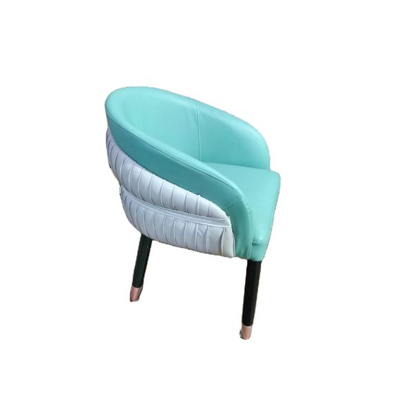 Modern Chair With Artificial Leather Black Legs Office Chair in Large Size Optional Color Outdoor Living Room Use