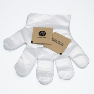 Independent Packaging Transparent Color Plastic Polyethylene Disposable Gloves Take-out Packaging Food Gloves