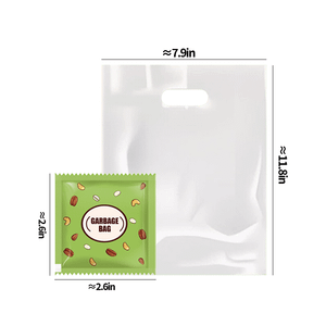 Custom Individual Packaging Garbage Bag Household Portable Thickened Car Picnic Convenient Bag Garbage Cleaning Bag