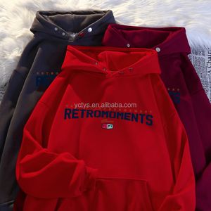 High Quality Custom 3D Embossed Women's Hoodie Oversized Pure Cotton Sportswear with Breathable Hood for Winter