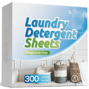 Eco-Friendly Travel Laundry Detergent 300-Piece Wholesale No Plastic Fragrance Cleaning Washing Powder Liquid Flakes for Clothes