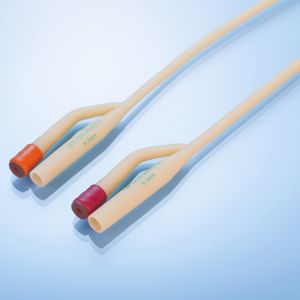 Factory Supply Two-Way Standard Type Fr20 Latex Foley Catheter with Silicone Coating or Hydrophilic Coating for Urine Drainage