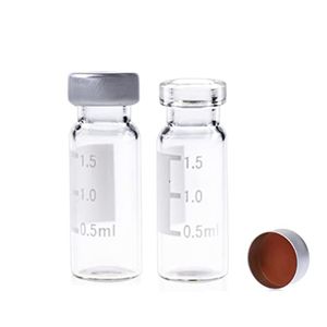 8-425 Autosampler Vials Glass Crimp-top Vials Graduated 2ml glassware Laboratory Vials for Autosampl