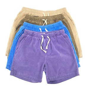 Customizable Organic Cotton Close-fitting Men's Corduroy Shorts, Environment-friendly Multi-color Comfortable Men's Shorts