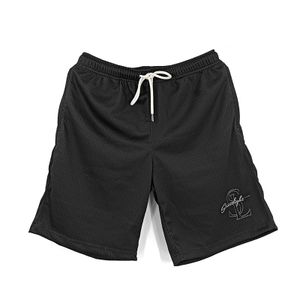 Heavyweight Sublimation Plain Mesh Shorts for Men, Drawstring Quick-Drying Loose Men's Mesh Shorts