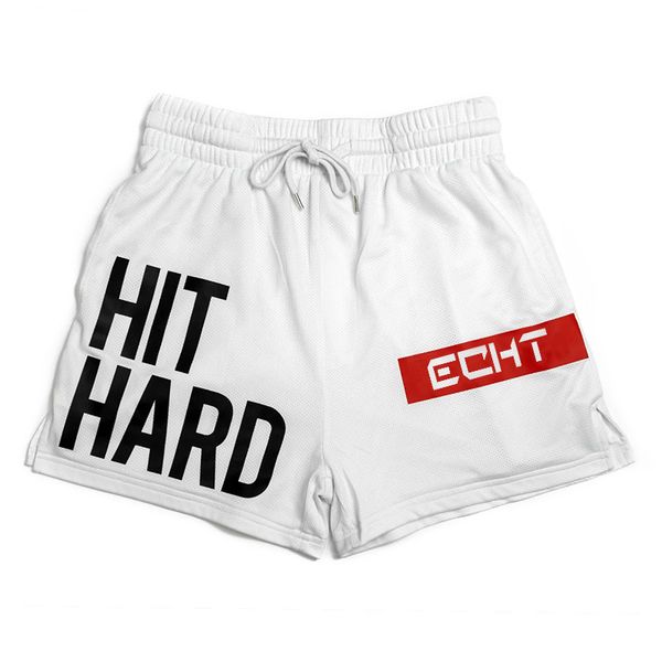 Men's High-Waist Quick-Drying Sports Shorts Breathable Mesh Stretch Fitness Outwear Running Training Beach Use Waterproof