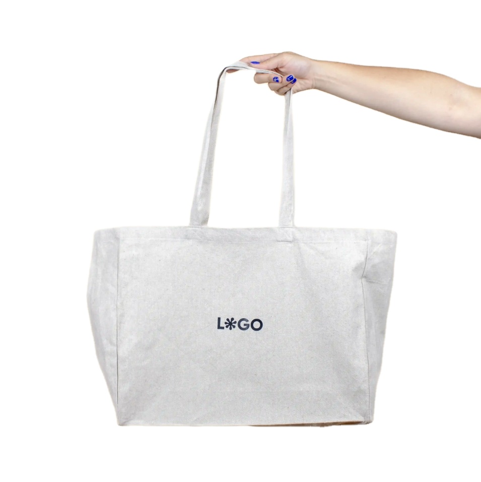 240gsm Recycled Cotton Bag with Gusset Natural Colour Eco-Friendly Gift Set for Sustainable Living