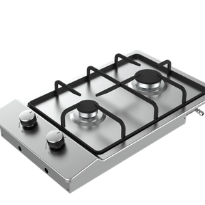 2 Burner Gas Hob Home Appliance White