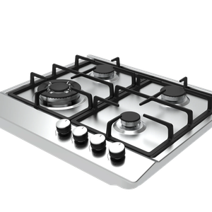 4 Burner White Stainless Steel Gas Hob Household Appliance Gas Cooker