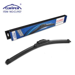 CLWIPER 14-26 Inches Multifunctional Auto Wiper Replaceable Connector Soft Wipe Frameless Wiper Blades for 95% Cars