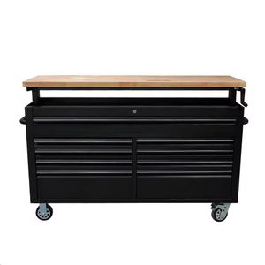 OEM Mobile Tool Cabinet Stainless Steel Anti Deformation Tool Chest Multi Functional Workbench with Storage