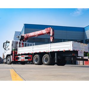 2025 Hydraulic 10 Tons Isuzu 10-20M Knuckle Truck Mounted Crane Howo QINGLING
