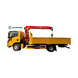 2025 Boom Hydraulic 5 Tons Mounted Isuzu Kv100 Truck With Crane QINGLING