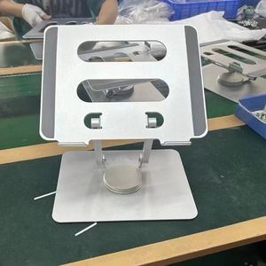 Factory Directly Sell High Quality Aluminum Laptop Stand with 360 Rotation Base Foldable Notebook Stand c Ergonomic Laptop Stand