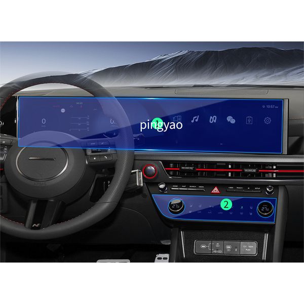 Car Stickers Carplay Digital Screen Protector Guard Tempered Glass Protective Film Vehicle Accessories for HYUNDAI SONATA 2025