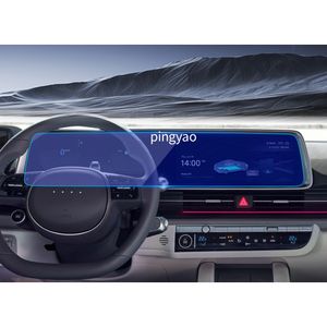 Car Stickers Carplay Digital Panel Screen Protector Tempered Glass Protective Film Vehicle Accessories for HYUNDAI IONIQ6 2024