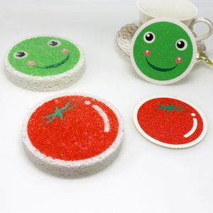 Foamstar Household Non-scratch Eco-friendly Natural Printing Pattern Compressed Cellulose Sponge