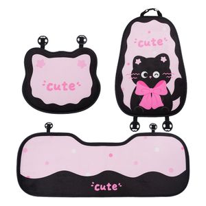 High-End Cat Car Seat Cushion Cute Cartoon Design with Non-Slip & Comfortable Cooling Ventilation Features