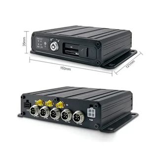 TVS 404S AI 4CH Car Black Box Mobile DVR with ADAS BSD DMS GPS 4G WiFi 1080P